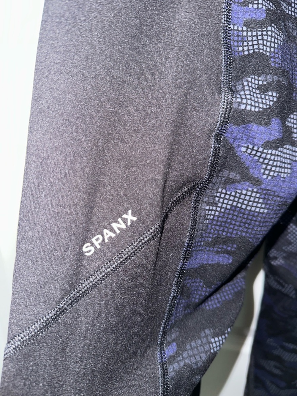 SPANX leggings blue camo